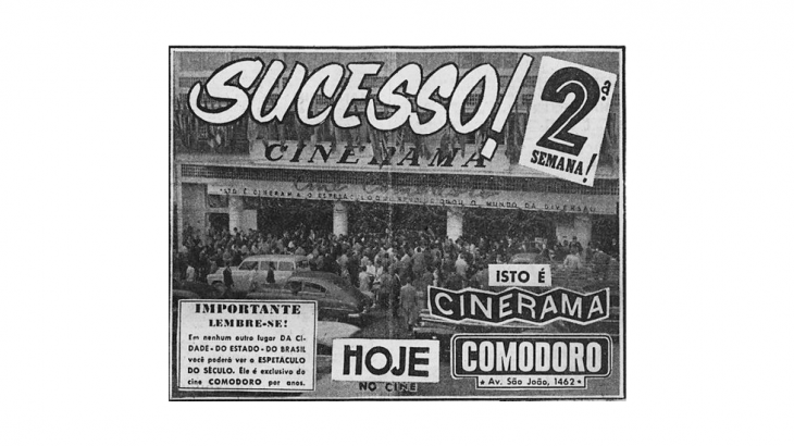 Super Cineramo foi um sucesso desde o lançamento